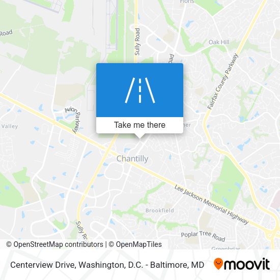 Centerview Drive map