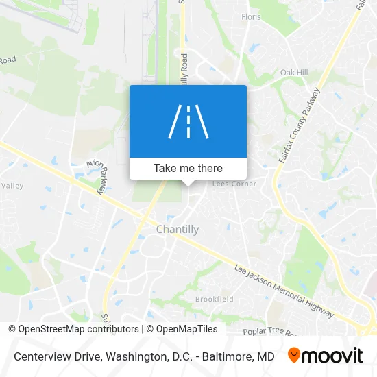 Centerview Drive map