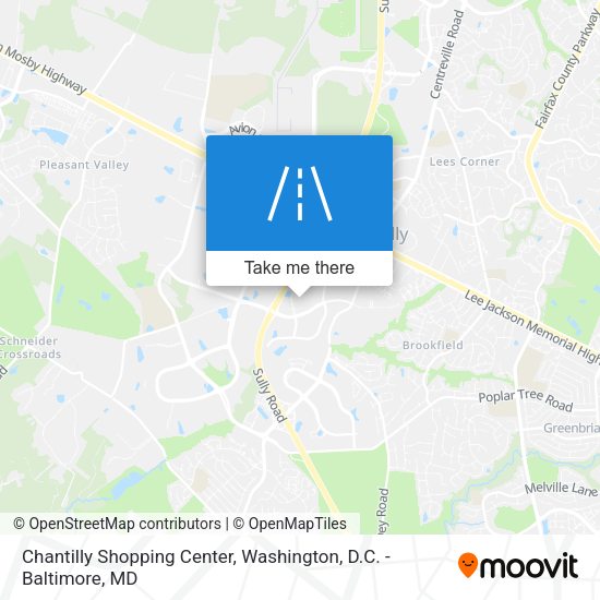 Mapa de Chantilly Shopping Center