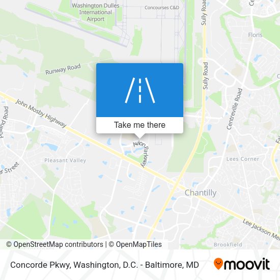 Concorde Pkwy map