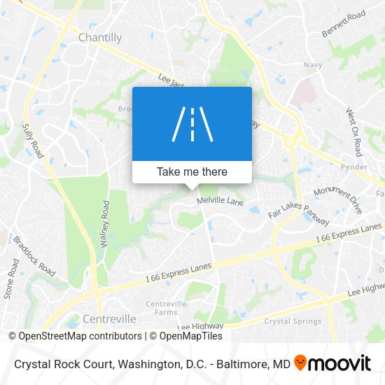 Crystal Rock Court map