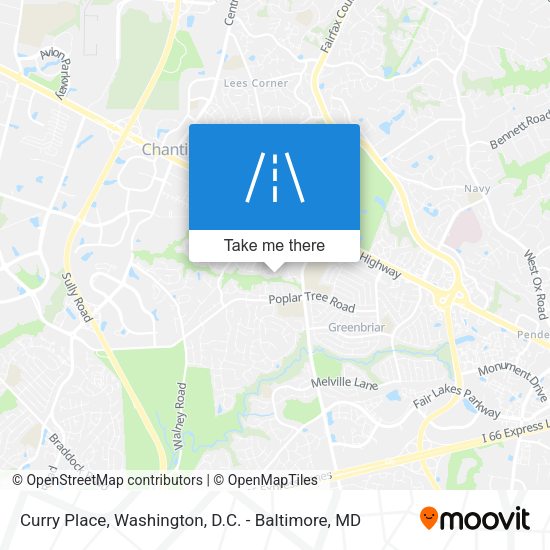 Mapa de Curry Place