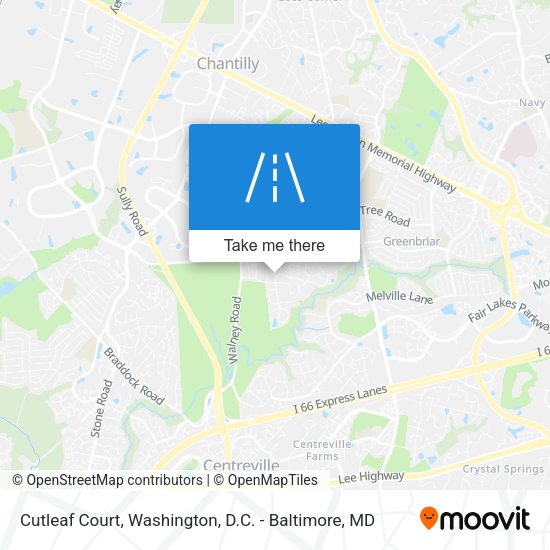 Cutleaf Court map