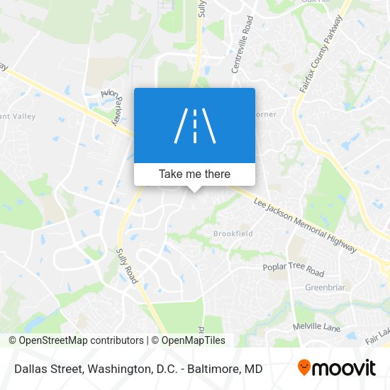 Dallas Street map