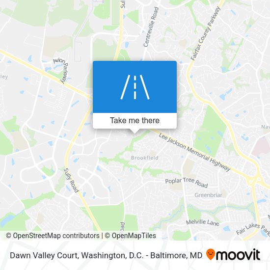 Dawn Valley Court map