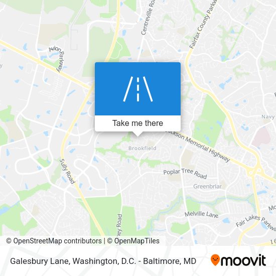 Mapa de Galesbury Lane