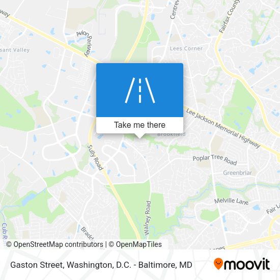 Mapa de Gaston Street