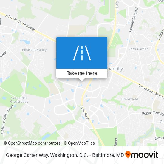 Mapa de George Carter Way