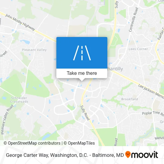 George Carter Way map