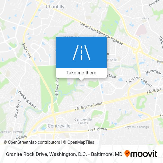 Mapa de Granite Rock Drive
