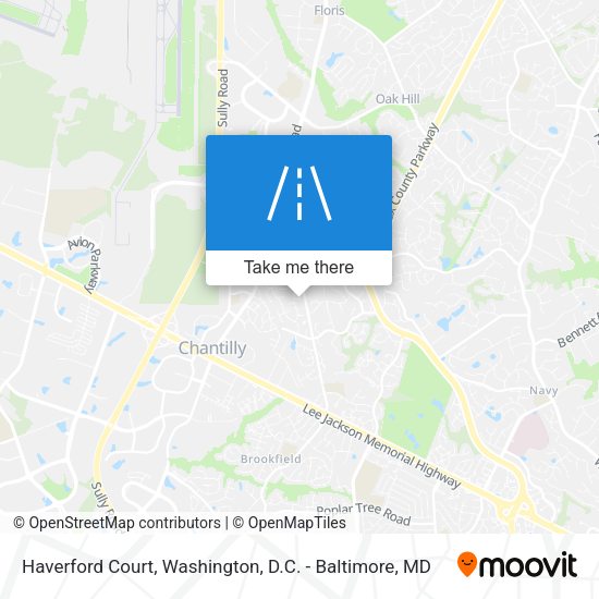 Mapa de Haverford Court