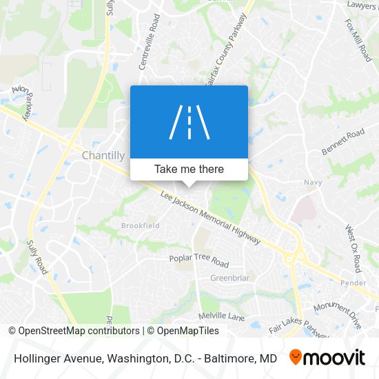 Mapa de Hollinger Avenue