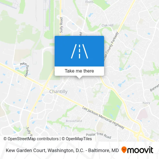 Kew Garden Court map
