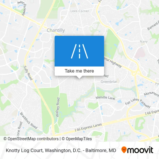 Knotty Log Court map