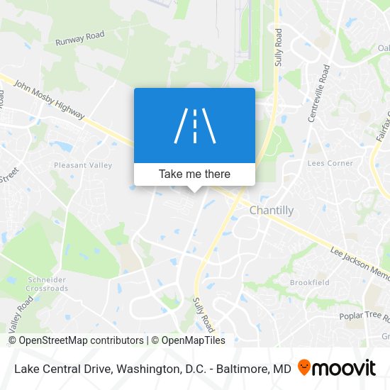 Lake Central Drive map