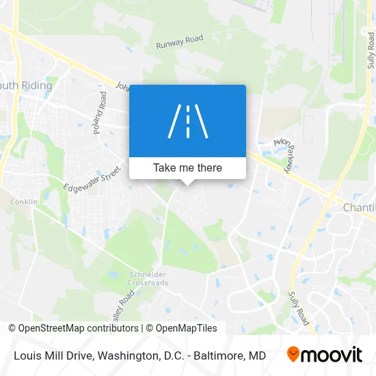 Louis Mill Drive map