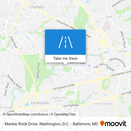 Mapa de Marble Rock Drive