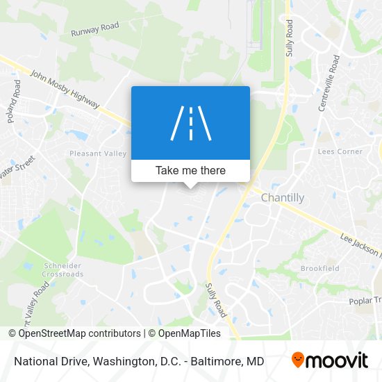 Mapa de National Drive