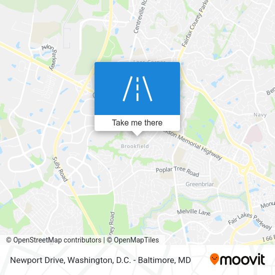 Newport Drive map