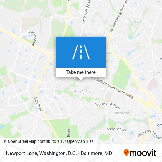 Newport Lane map