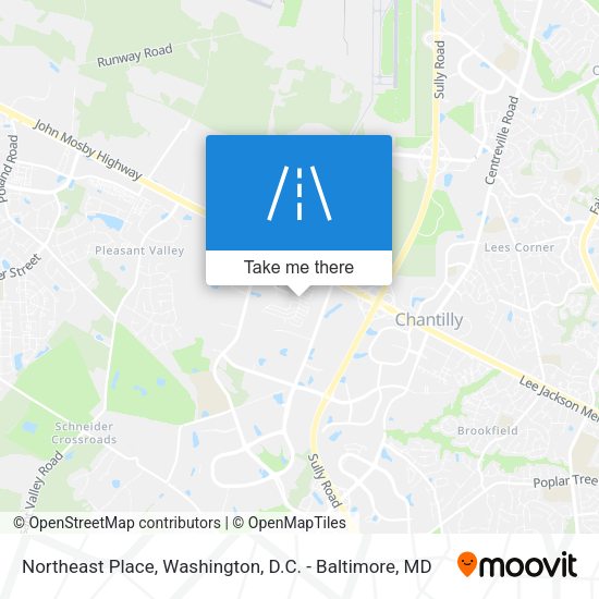 Northeast Place map