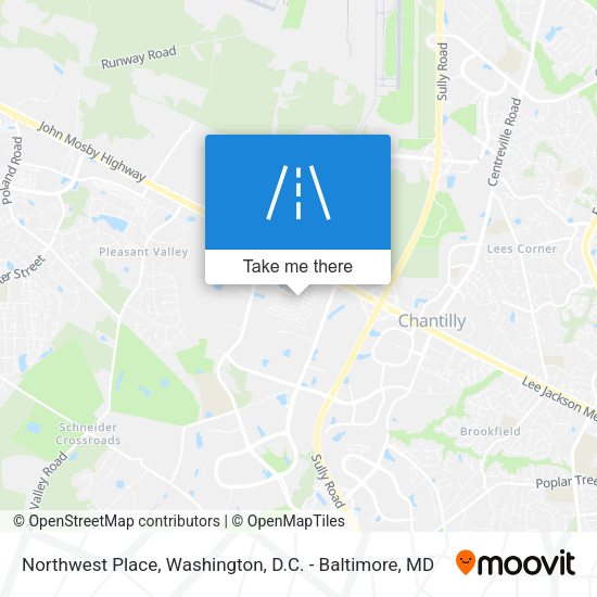 Northwest Place map