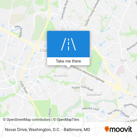 Novar Drive map