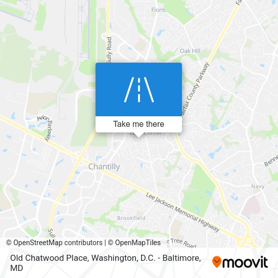 Old Chatwood Place map
