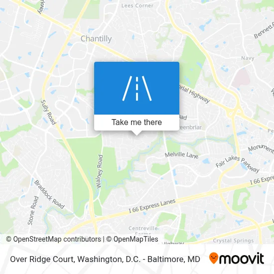 Over Ridge Court map