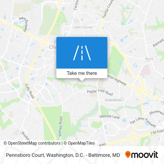 Pennsboro Court map