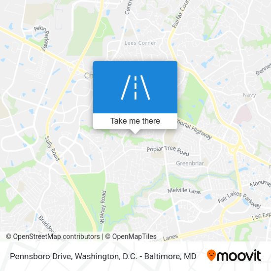 Pennsboro Drive map