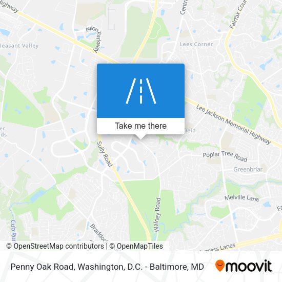 Mapa de Penny Oak Road