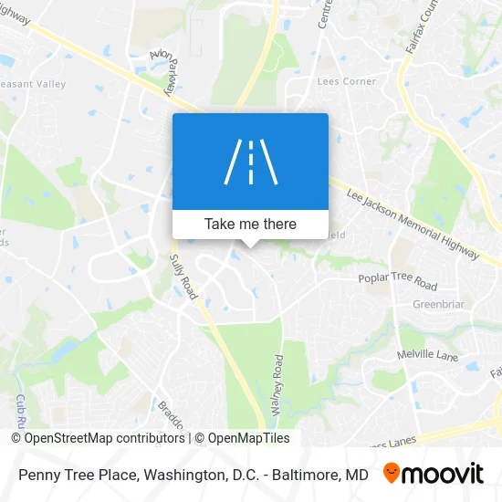 Penny Tree Place map