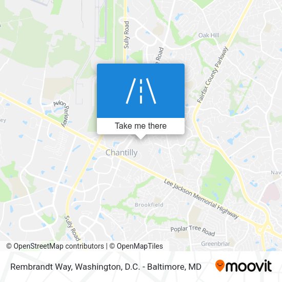 Rembrandt Way map