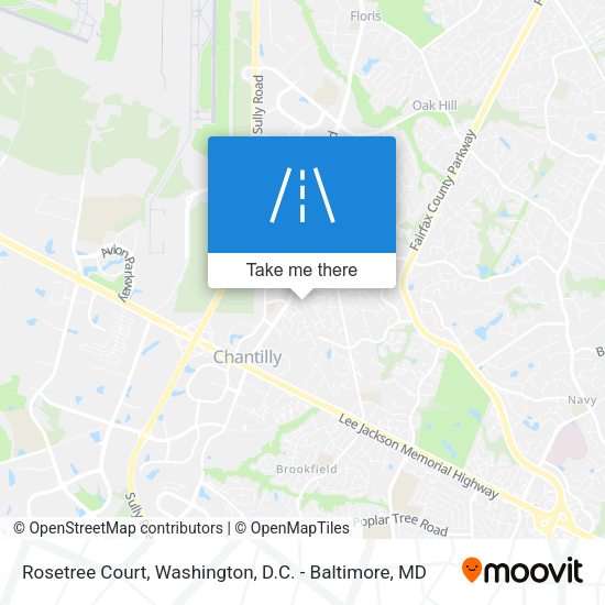 Rosetree Court map