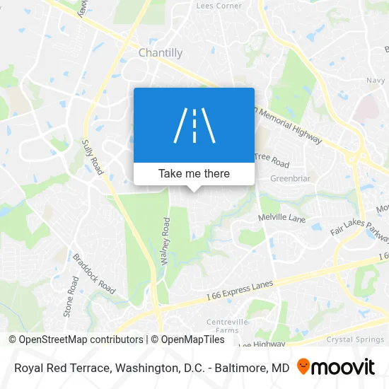 Royal Red Terrace map