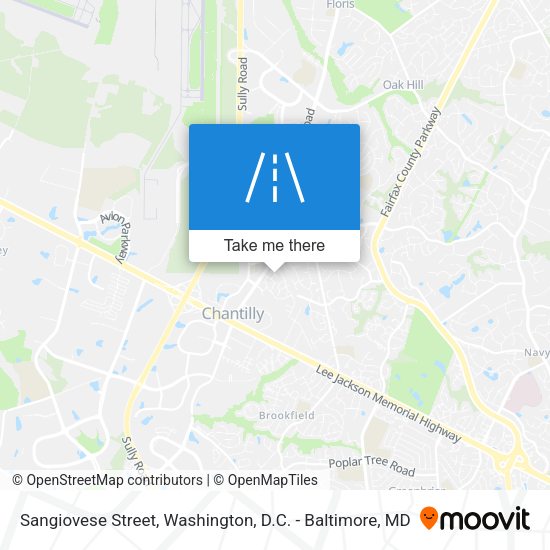 Mapa de Sangiovese Street