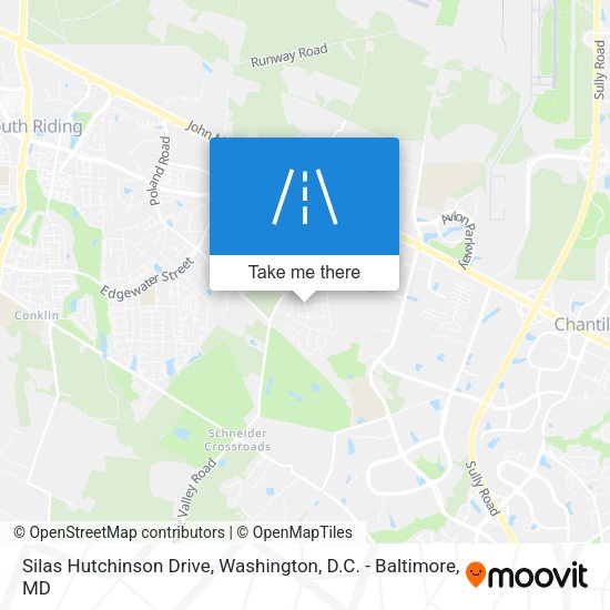 Mapa de Silas Hutchinson Drive