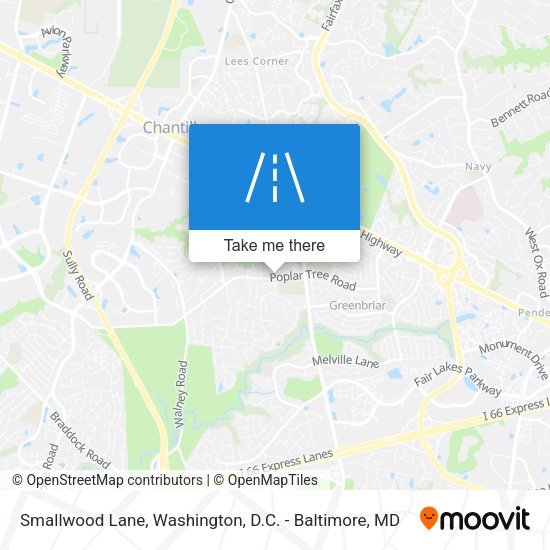 Mapa de Smallwood Lane