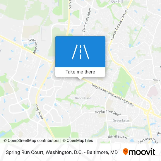 Spring Run Court map