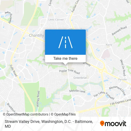 Stream Valley Drive map