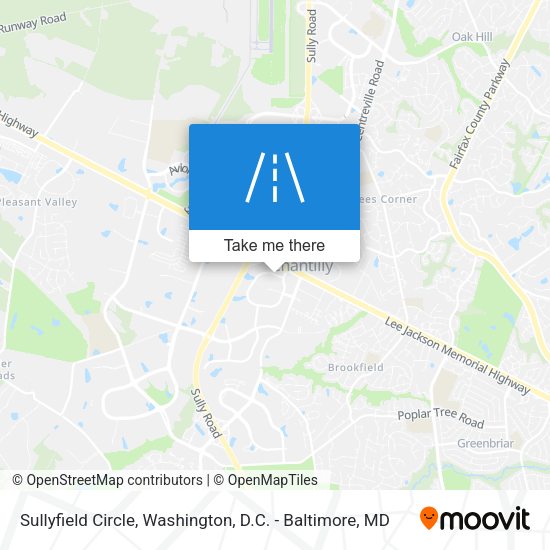 Mapa de Sullyfield Circle