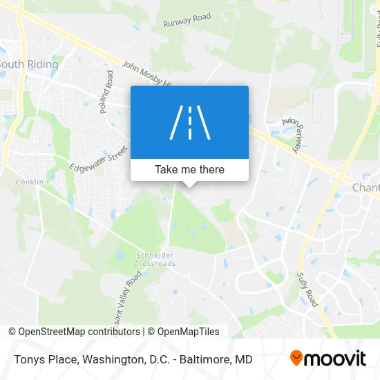 Tonys Place map