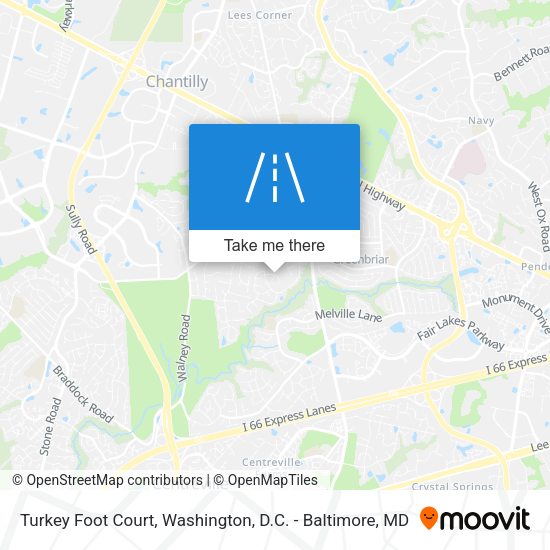 Turkey Foot Court map