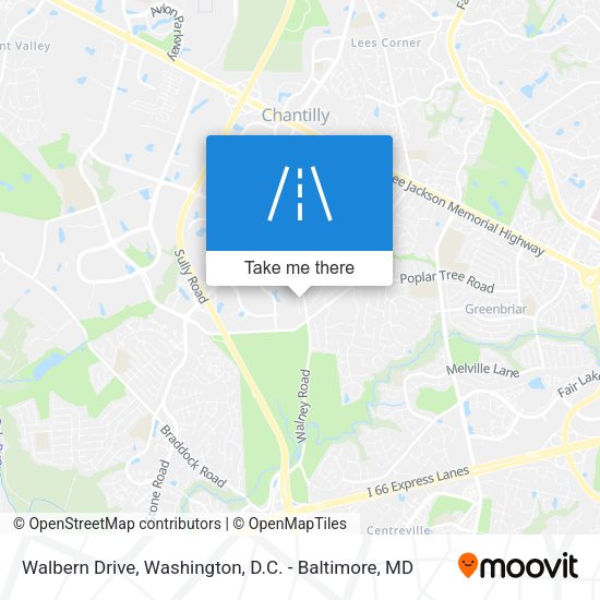 Walbern Drive map