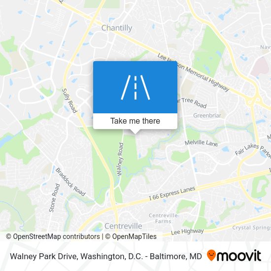 Walney Park Drive map