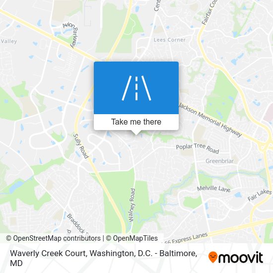 Waverly Creek Court map