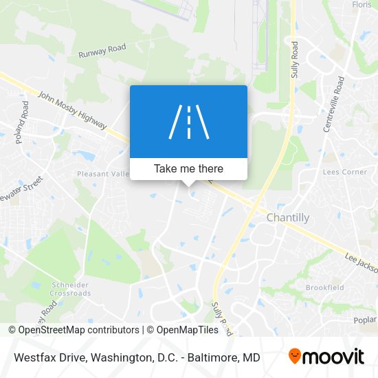 Westfax Drive map