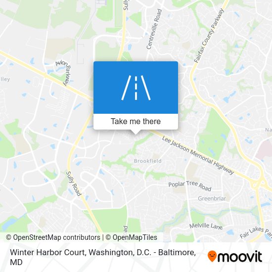 Winter Harbor Court map