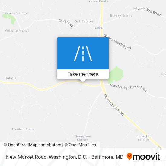 Mapa de New Market Road